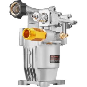VEVOR Pressure Washer Pump, 3/4" Shaft Horizontal, 3400 PSI, 2.5 GPM, Replacement Power Washer Pumps Kit, Parts Washer Pump, Compatible with Hond