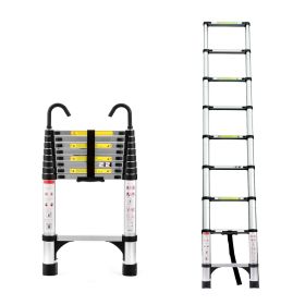 8.5FT Telescopic Aluminum Ladder For Home And Outdoor Use (Option: 2.6meter telescopic ladder)